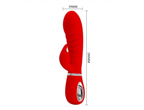 Wibrator króliczek Pretty Love Prescott czerwony 7 funkcji - 7