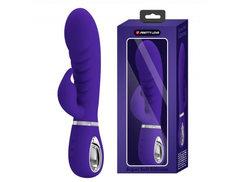 Wibrator króliczek silikonowy Pretty Love Prescott fioletowy 7 funkcji