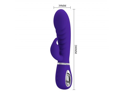 Wibrator króliczek silikonowy Pretty Love Prescott fioletowy 7 funkcji - 10
