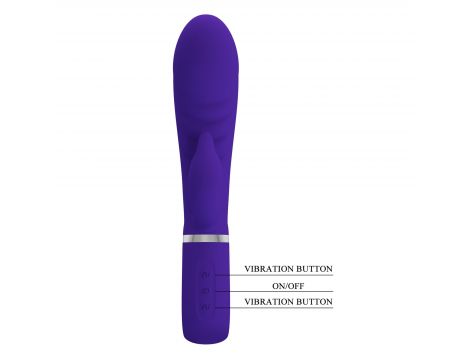 Wibrator króliczek silikonowy Pretty Love Prescott fioletowy 7 funkcji - 11