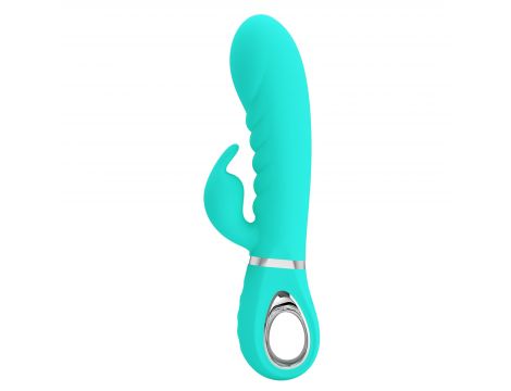 Miękki wibrator króliczek Pretty Love Prescott zielony 7 funkcji - 6