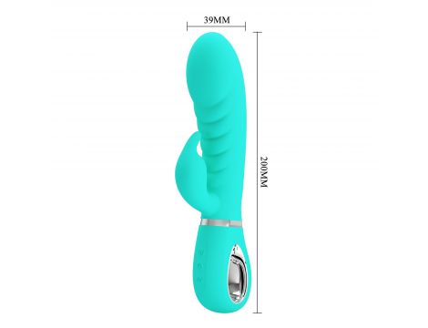 Miękki wibrator króliczek Pretty Love Prescott zielony 7 funkcji - 10