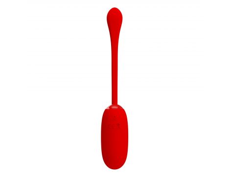 Jajko wibrujące bezprzewodowe Pretty Love Julius Egg czerwone 12 funkcji - 5