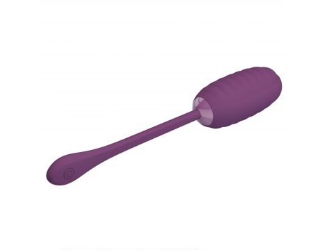 Jajko wibrujące Pretty Love Casper fioletowe 12 trybów app USB - 4