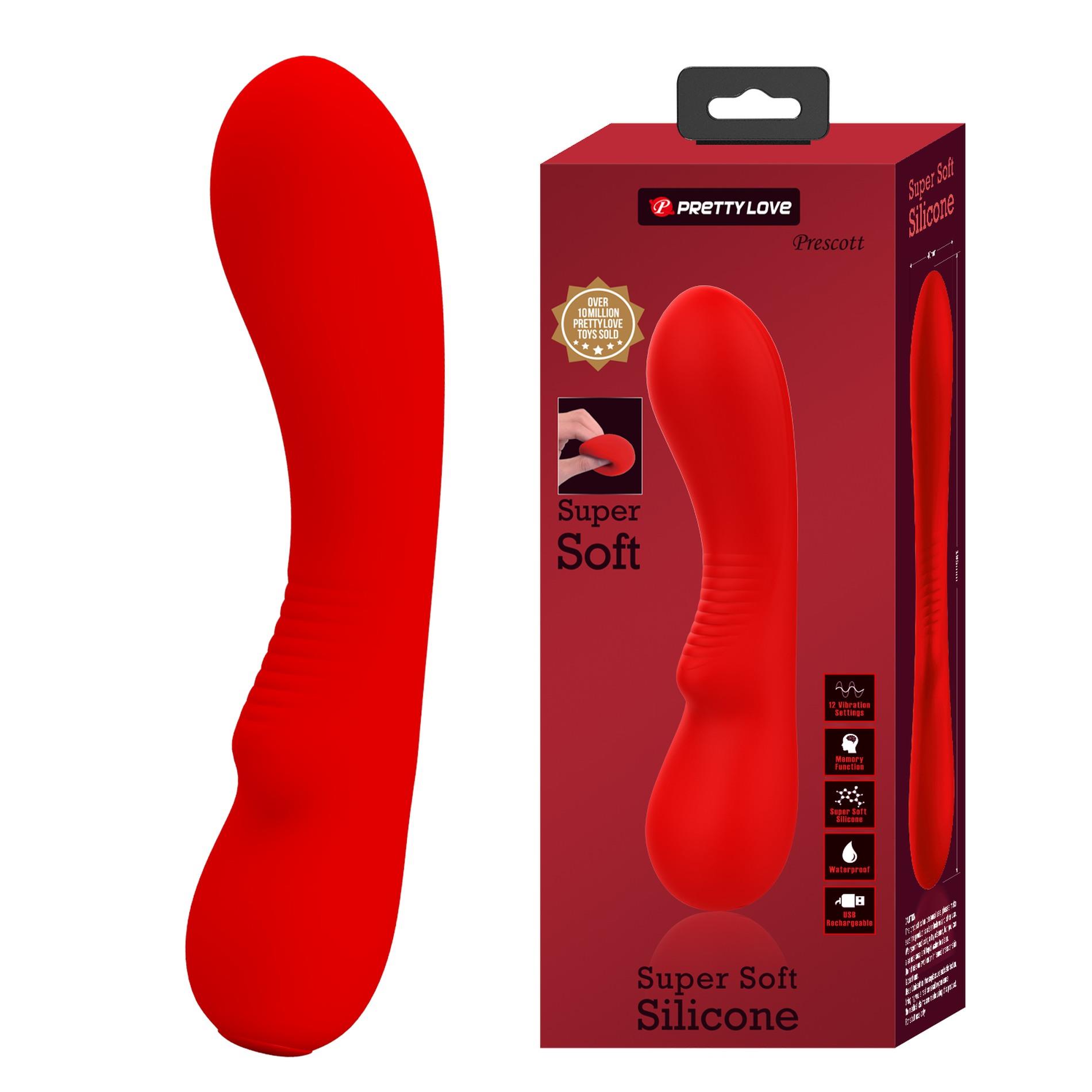 Pretty Love - Prescott Red 12 Vibration Functions Memory Function