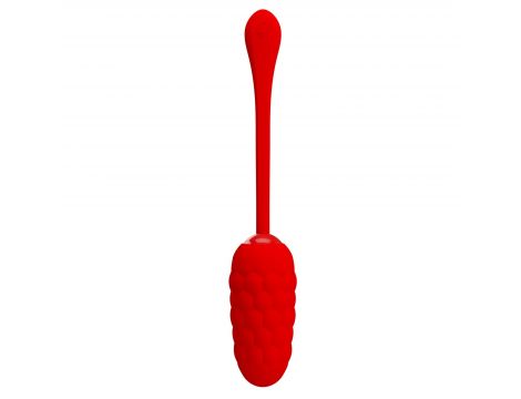 Jajko wibrujące silikonowe Pretty Love Marina Egg czerwone 12 funkcji - 5