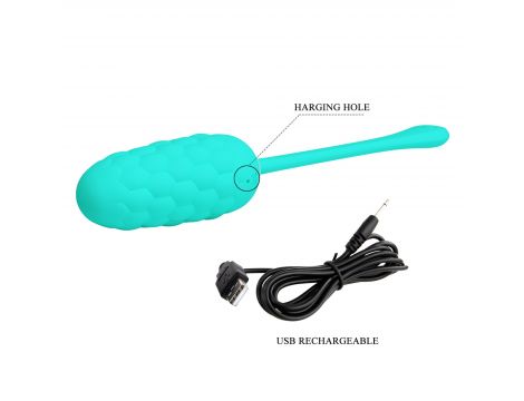 Jajko wibrujące Pretty Love Marina Egg zielone 12 funkcji - 12
