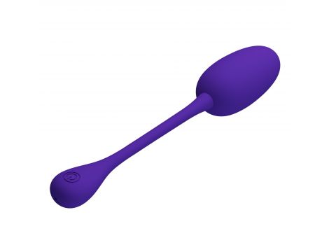 Jajko wibrujące silikonowe Pretty Love Knucker fioletowe 12 funkcji - 6