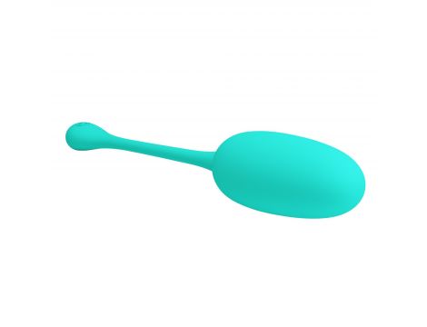 Silikonowe jajko wibrujące Pretty Love Knucker zielone 12 funkcji - 7