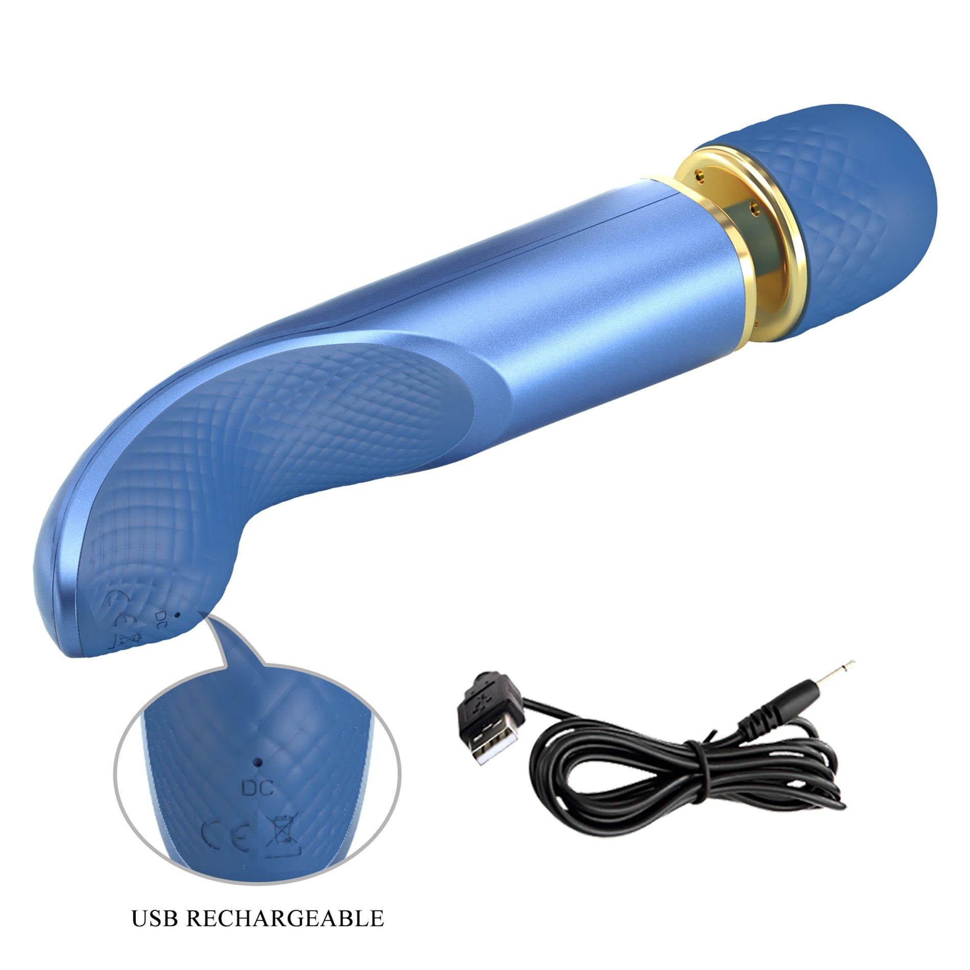 Pretty Love - Colorful Massager Blue, 7 Vibration Functions 5 Levels Of Sp