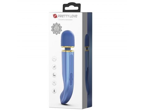 Masażer wibracyjny Pretty Love niebieski 7 funkcji 5 prędkości - 2