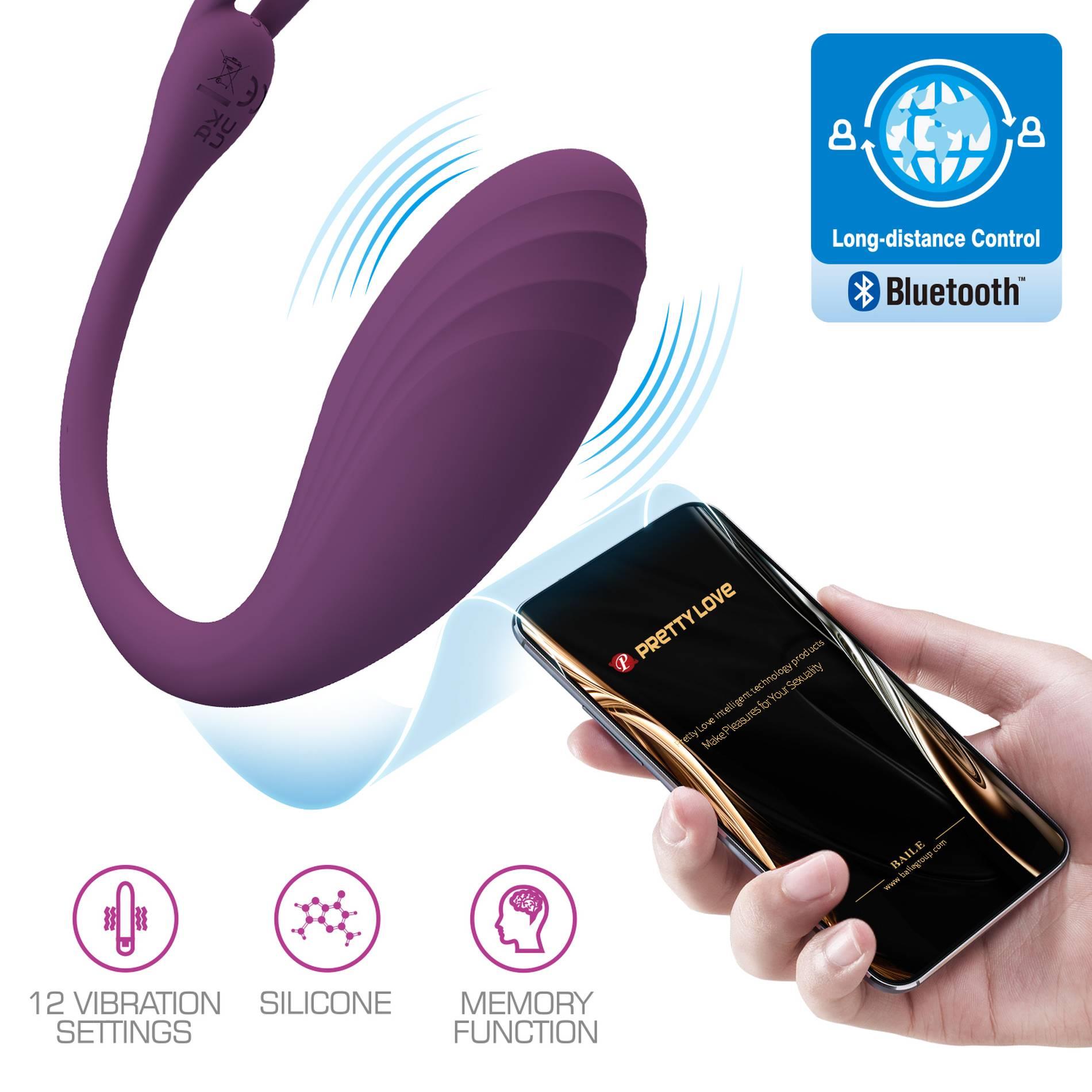 Pretty Love - Catalina, 12 Vibration Functions Mobile App Long-Distance Co