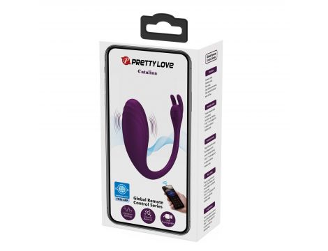 Jajeczko wibracyjne Pretty Love Catalina 12 funkcji aplikacja USB - 12