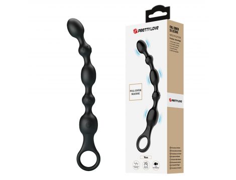 Wibrator analny koralikowy Pretty Love Van silikonowy 10 trybów USB - 2