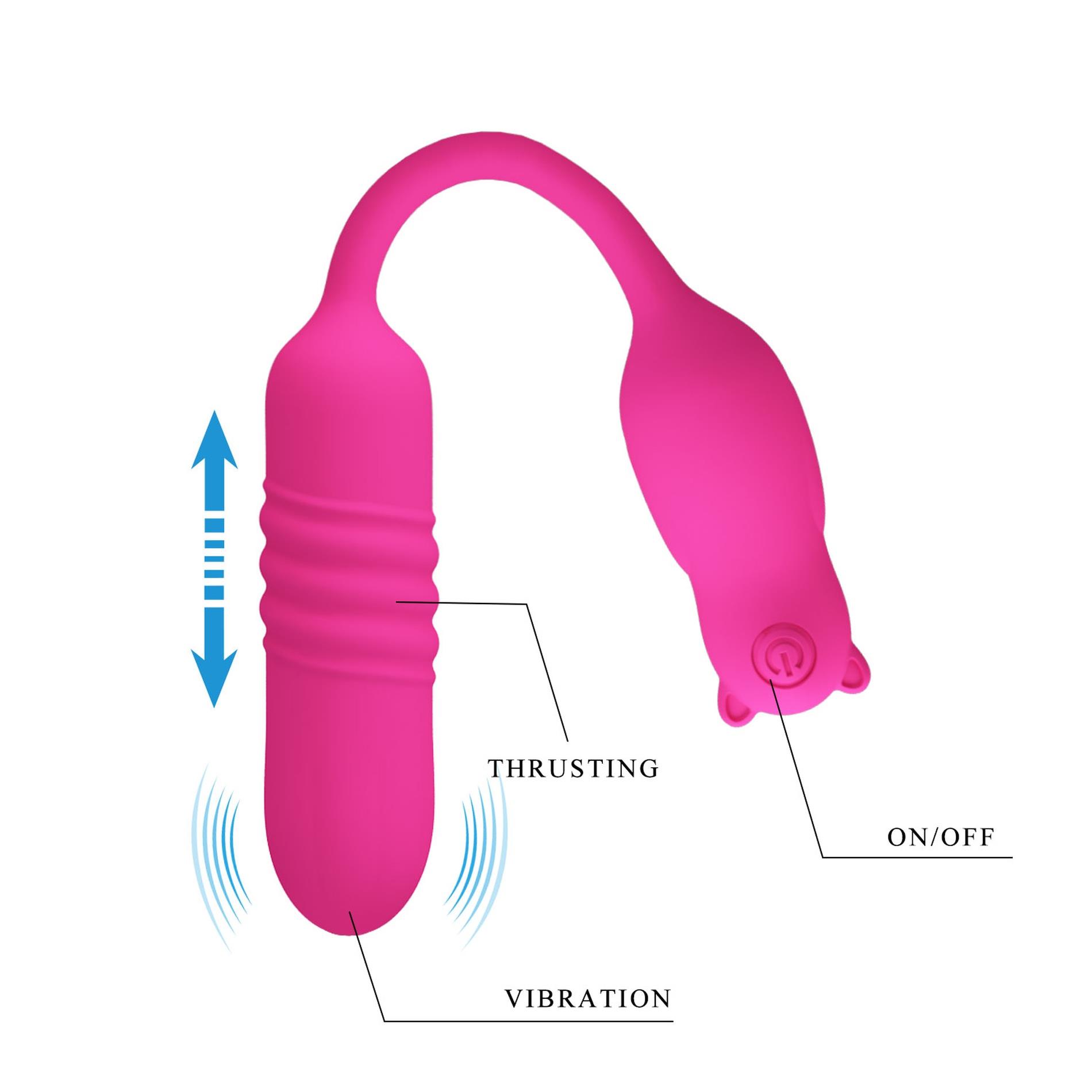 pretty love - nobikuma, 3 vibration functions 3 thrusting settings