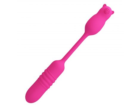 Stymulator łechtaczki Pretty Love Nobikuma silikonowy 3 wibracje 3 pulsacje - 3