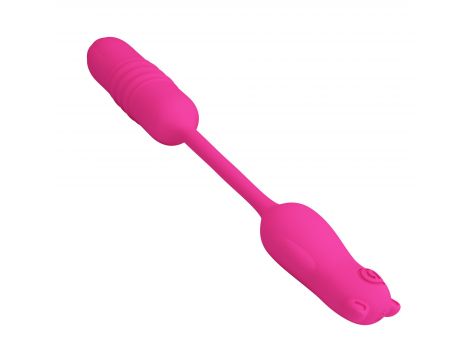 Stymulator łechtaczki Pretty Love Nobikuma silikonowy 3 wibracje 3 pulsacje - 5
