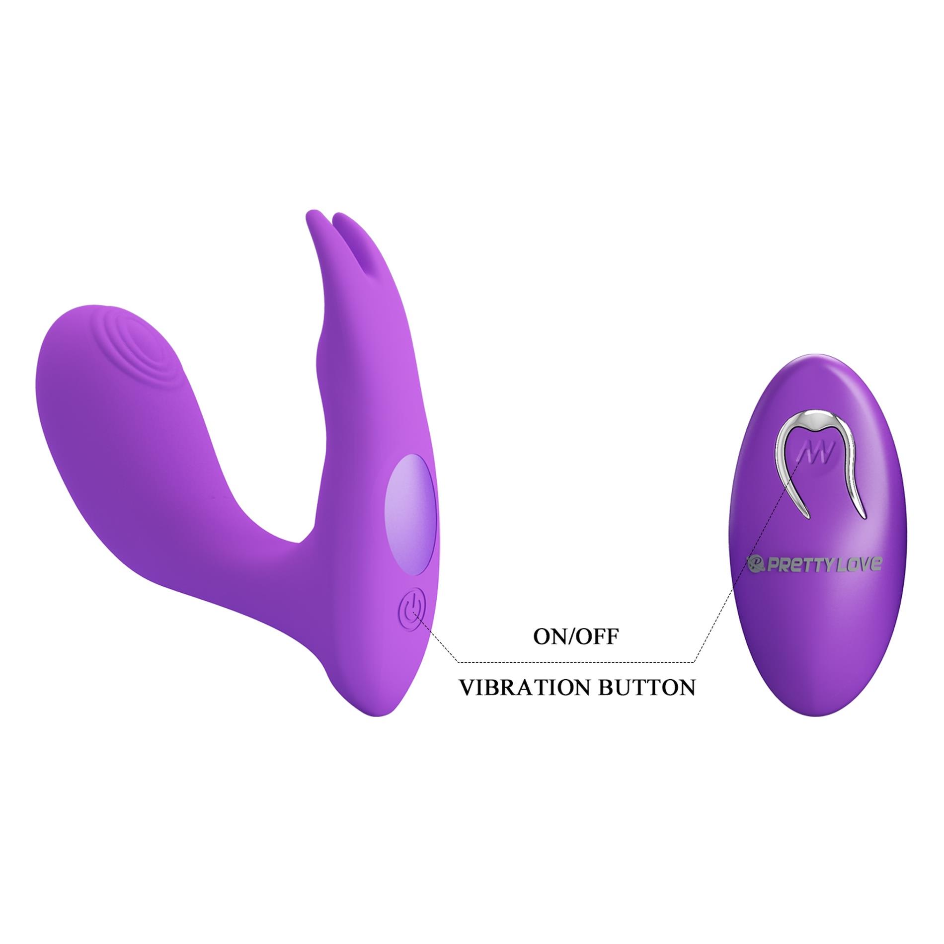 Pretty Love - Idabelle Purple, 12 Vibration Functions 12 Pulse Wave Settin
