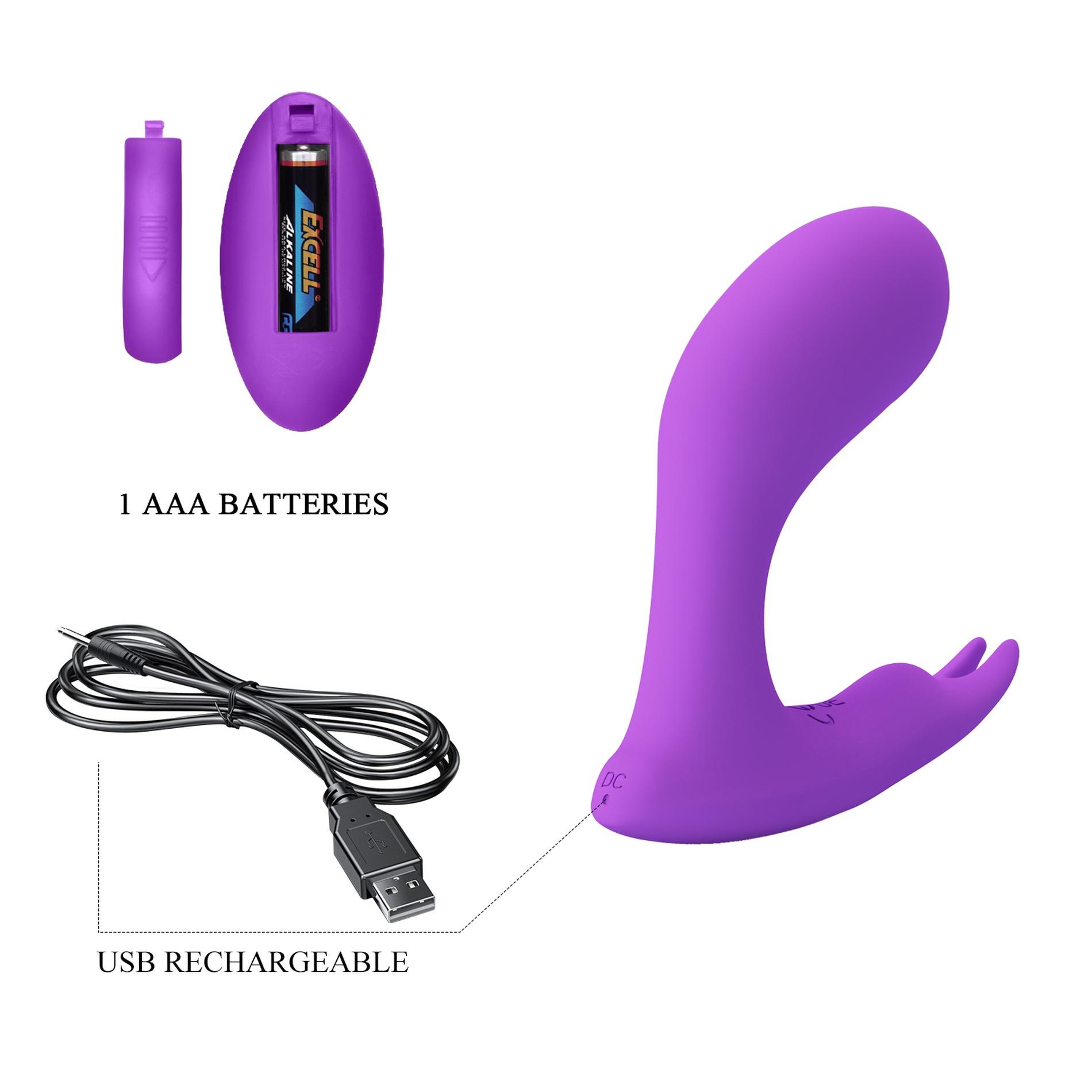 Pretty Love - Idabelle Purple, 12 Vibration Functions 12 Pulse Wave Settin