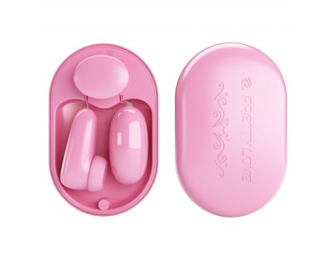 Wibrujące jajko Pretty Love Magic Box różowe 12 wibracji 7 stukania USB - 3