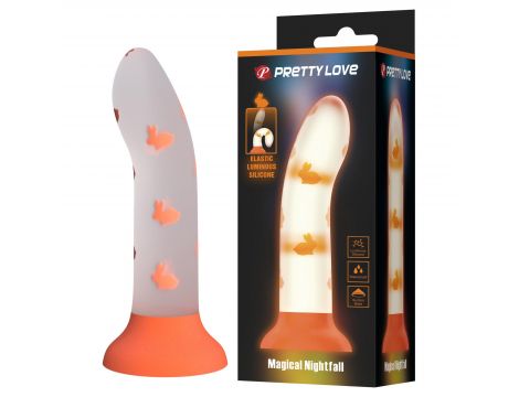 Dildo analne świecące Pretty Love Magical Nightfall z przyssawką - 3
