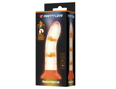 Dildo analne świecące Pretty Love Magical Nightfall z przyssawką - 6