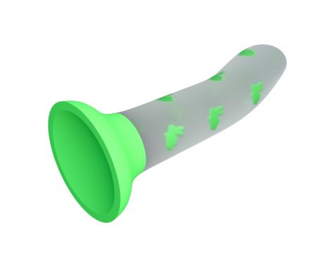 Dildo analne świecące silikonowe Pretty Love z przyssawką