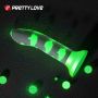 Dildo analne świecące silikonowe Pretty Love z przyssawką - 4