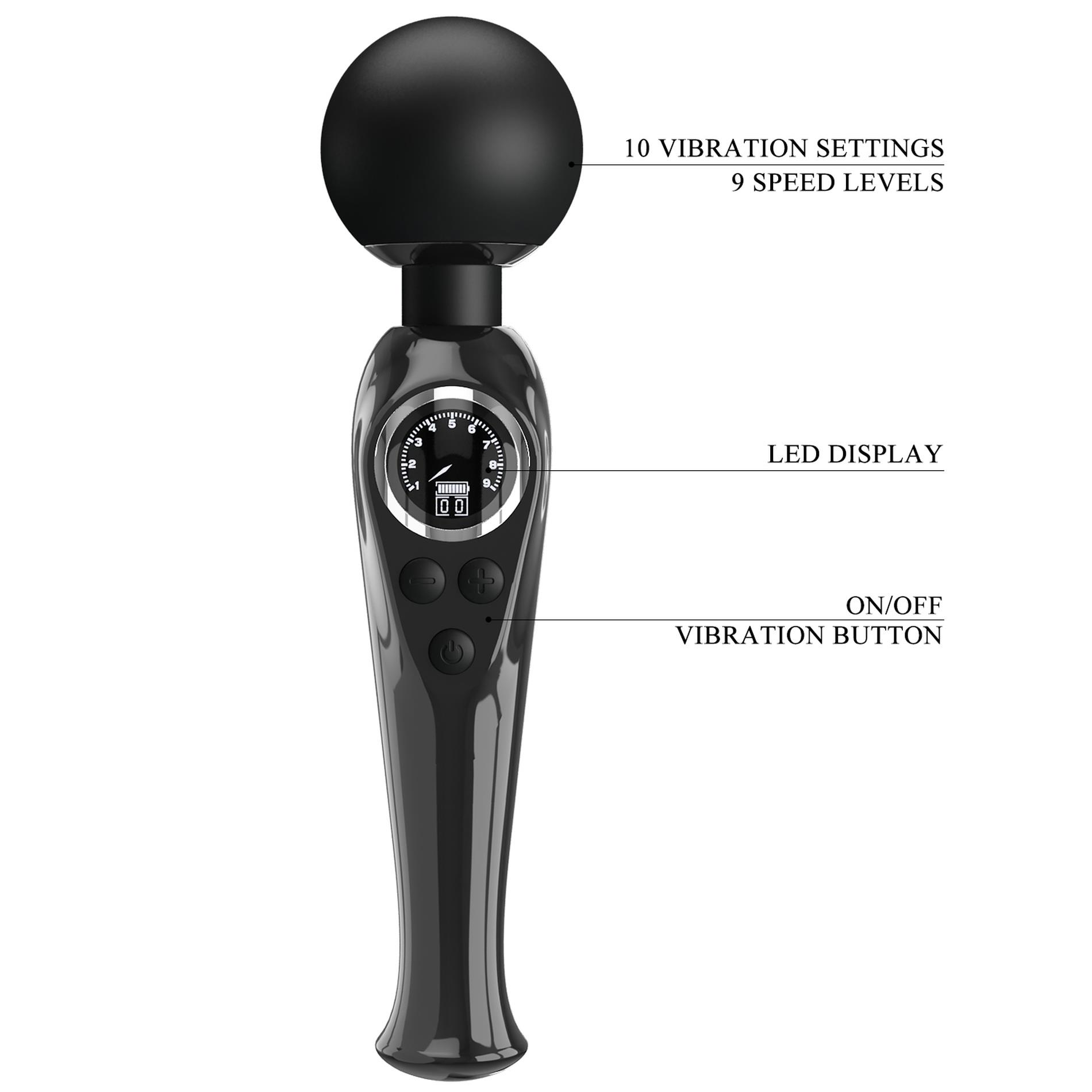 pretty love - skyler black, 10 vibration functions 9 speed levels