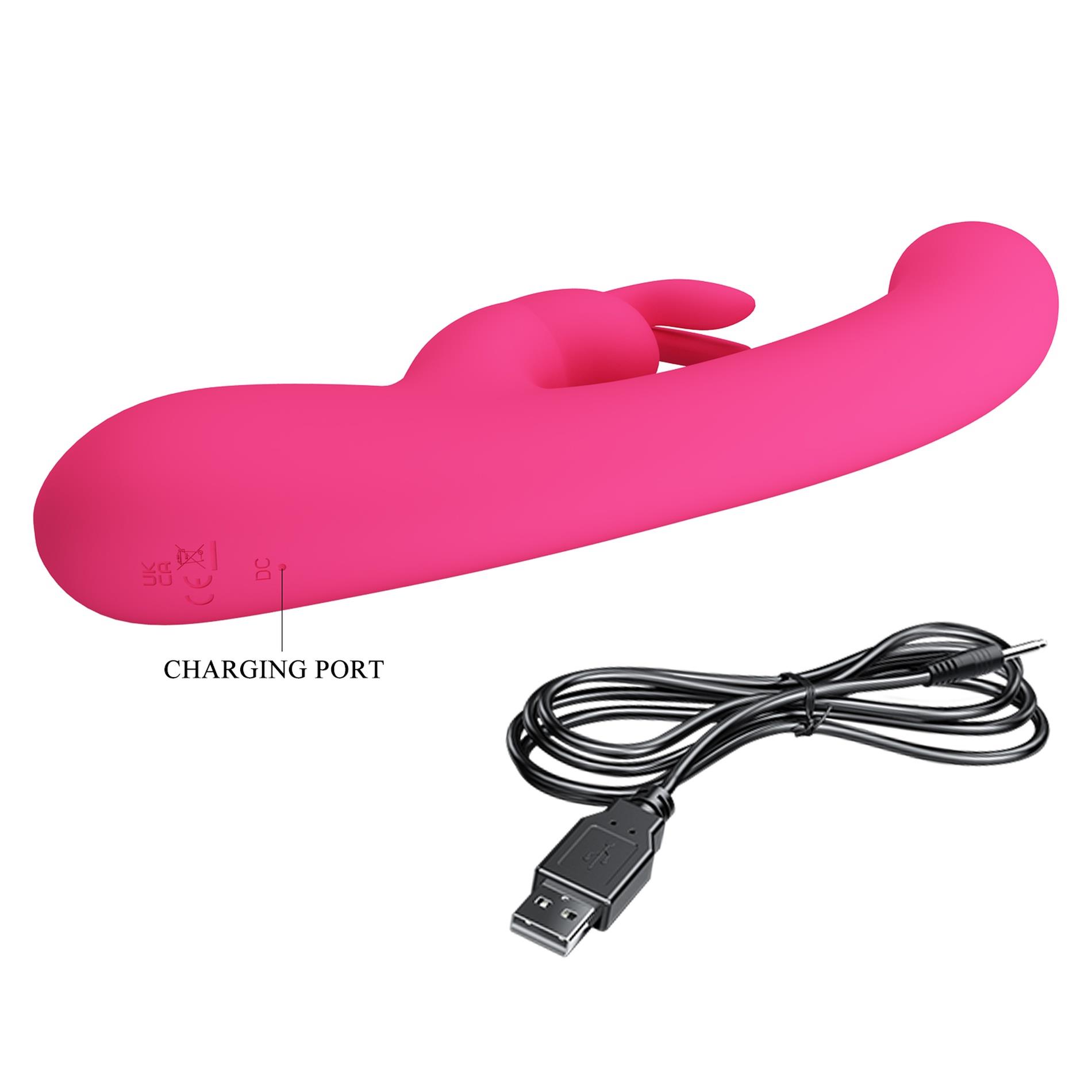 pretty love - lamar pink, 10 vibration functions 9 speed levels