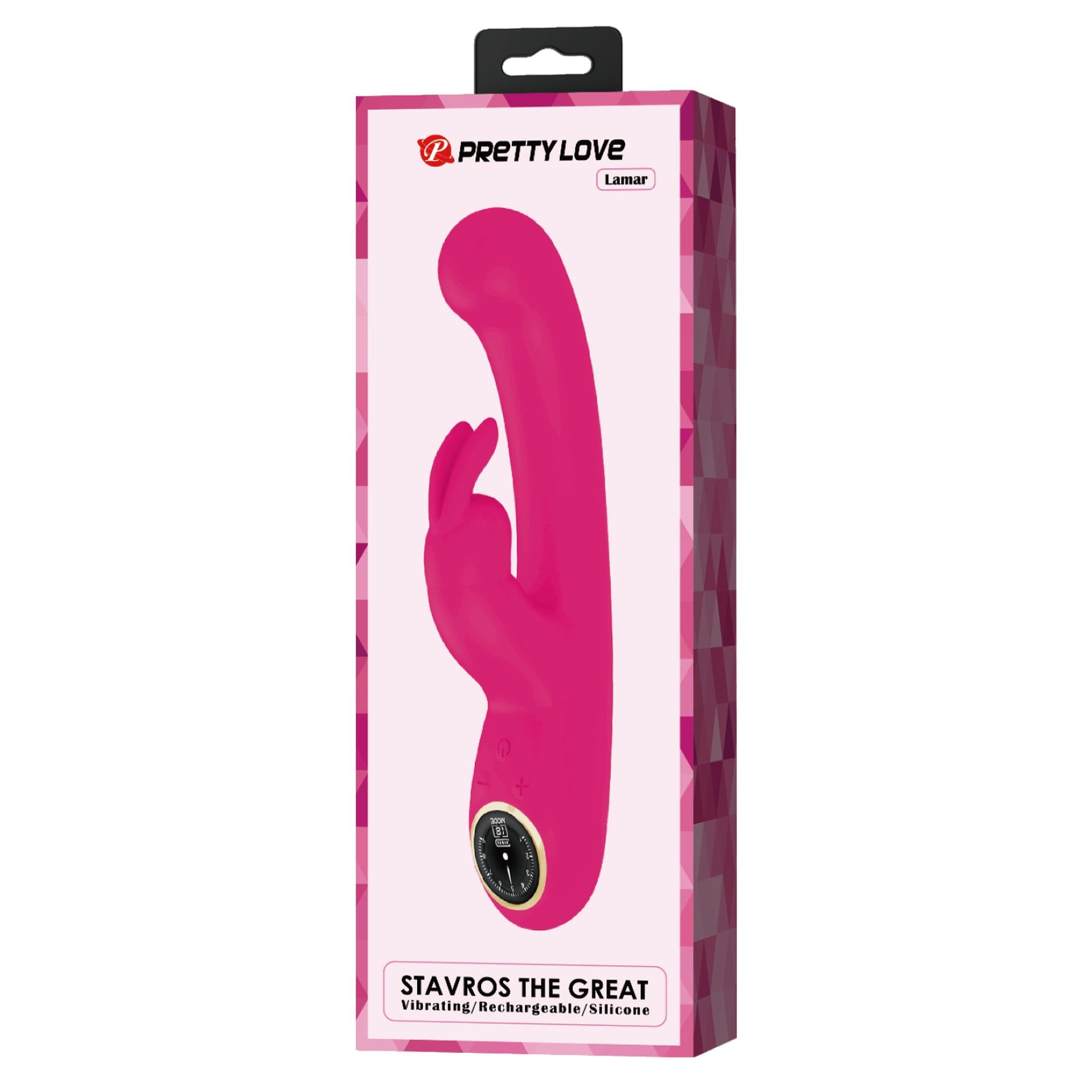 pretty love - lamar pink, 10 vibration functions 9 speed levels