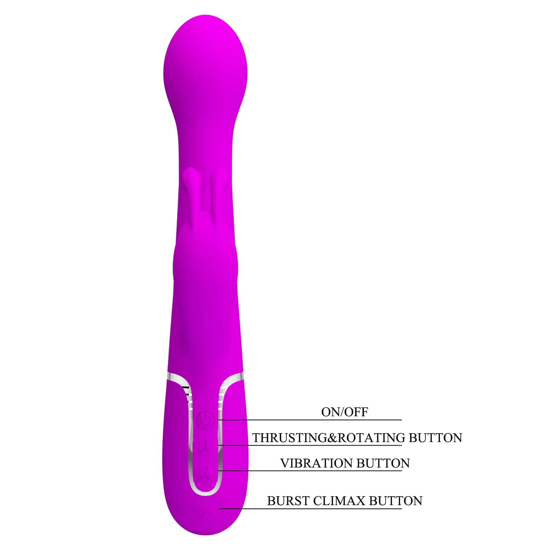 Pretty Love - Twinkled Tenderness Purple, 7 Vibration Functions 4 Thrustin