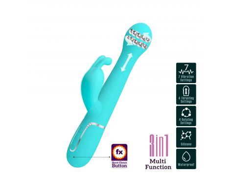 Wibrator króliczek Pretty Love z 7 wibracjami 4 pchnięciami 4 rotacjami - 2