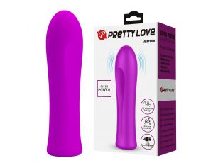 Wibrator mini silikonowy Pretty Love Alfreda fioletowy 12 funkcji
