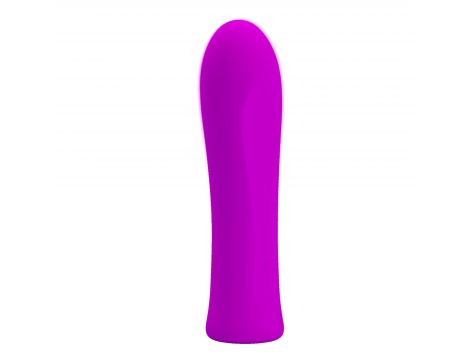 Wibrator mini silikonowy Pretty Love Alfreda fioletowy 12 funkcji - 2