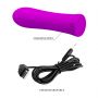 Wibrator mini silikonowy Pretty Love Alfreda fioletowy 12 funkcji - 9
