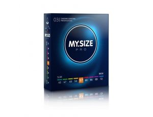 Prezerwatywy cienkie wegańskie MY.SIZE PRO 57 mm 3 szt