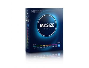 Prezerwatywy cienkie XXL MY.SIZE PRO 72 mm 3 szt