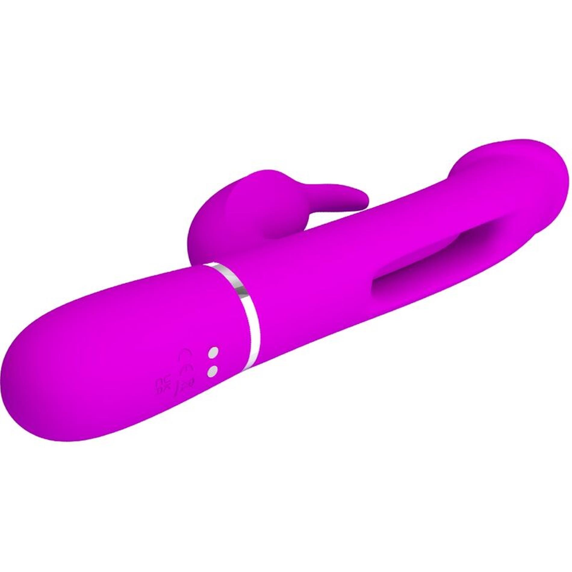 Pretty Love - Kampas Rabbit 3 In 1, Multifunction Vibrator With Tongue Vio