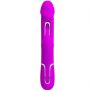 Wibrator króliczek Pretty Love z językiem fioletowy USB - 3