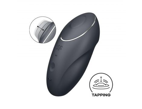Stymulator łechtaczki Satisfyer Tap Climax 1 szary stukający - 2