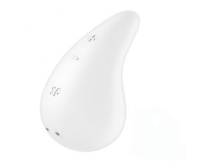 Mini wibrator silikonowy Satisfyer Dew Drop biały
