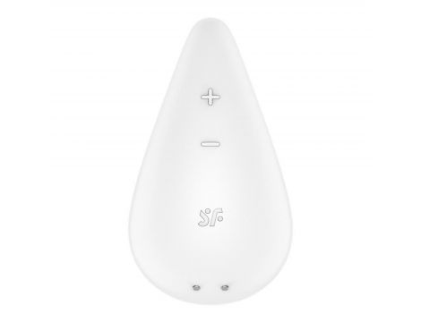 Mini wibrator silikonowy Satisfyer Dew Drop biały - 2
