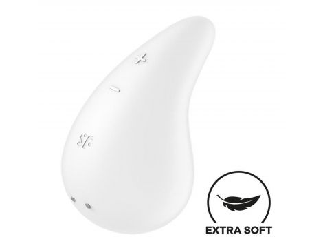 Mini wibrator silikonowy Satisfyer Dew Drop biały - 7