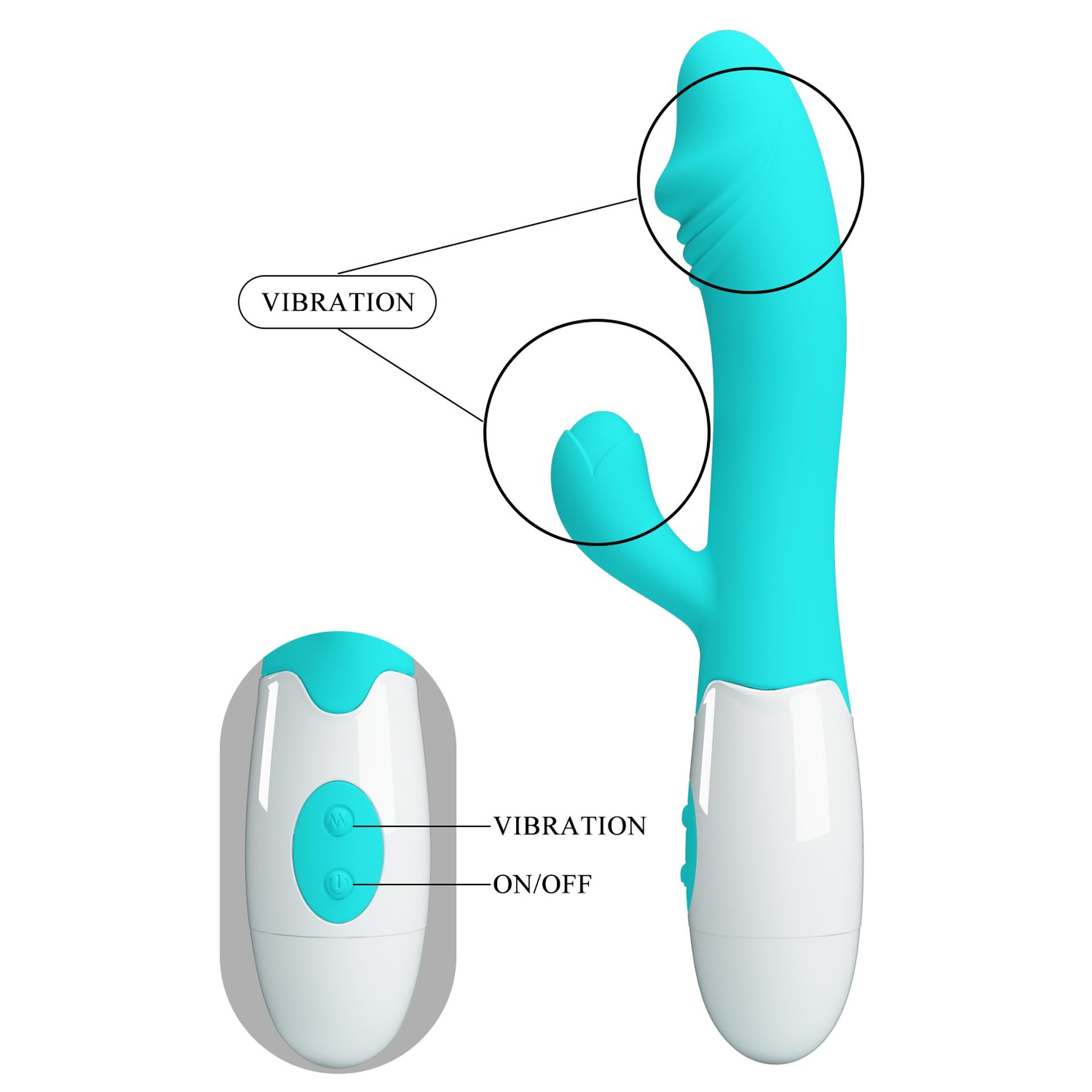 Pretty Love - Snappy Light Blue, 30 Vibration Functions