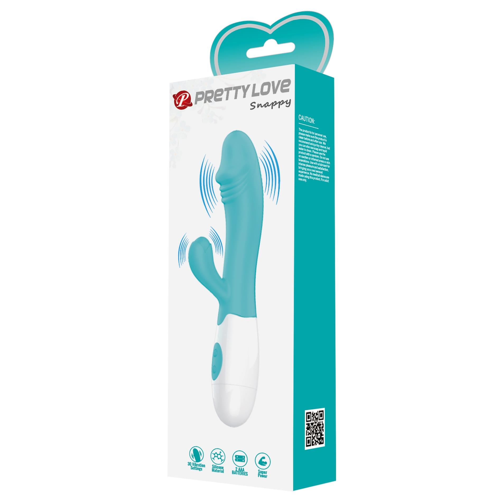 Pretty Love - Snappy Light Blue, 30 Vibration Functions