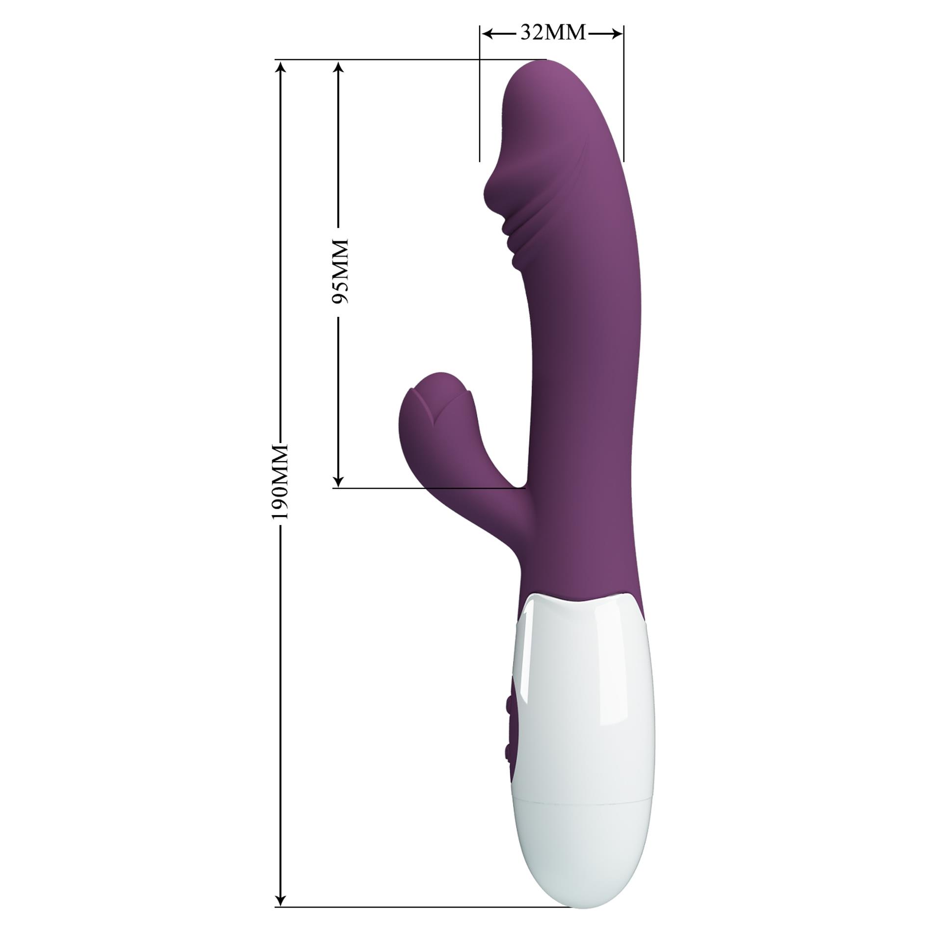 Pretty Love - Snappy Dark Purple, 30 Vibration Functions