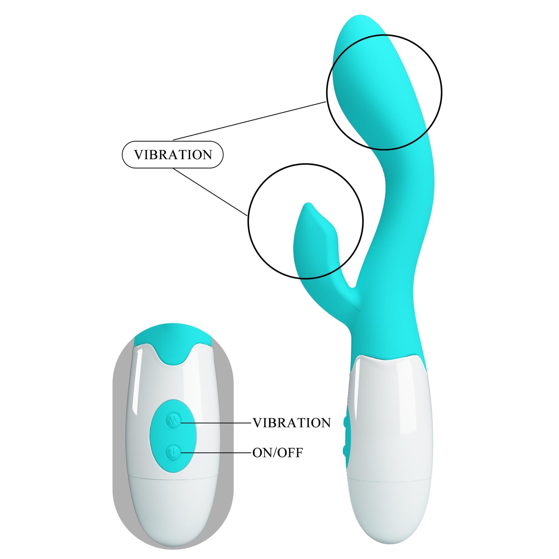 pretty love - brighty light blue, 30 vibration functions