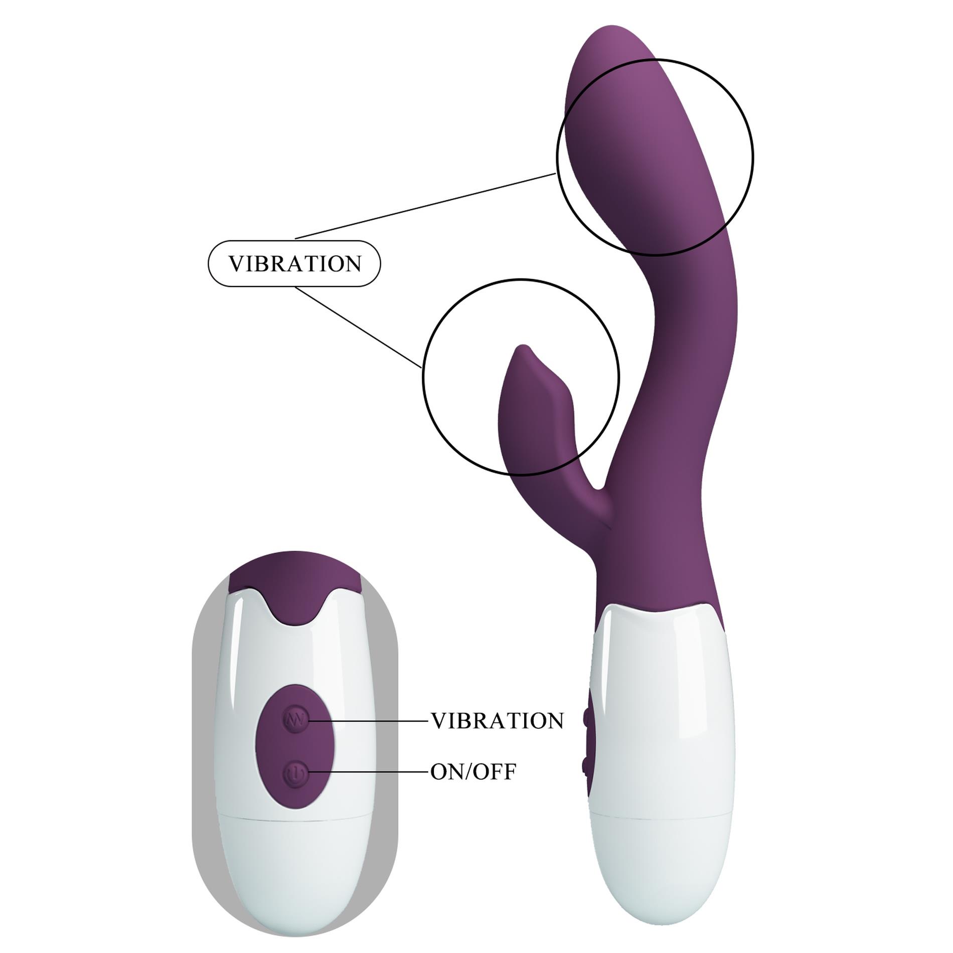 Pretty Love - Brighty Dark Purple, 30 Vibration Functions