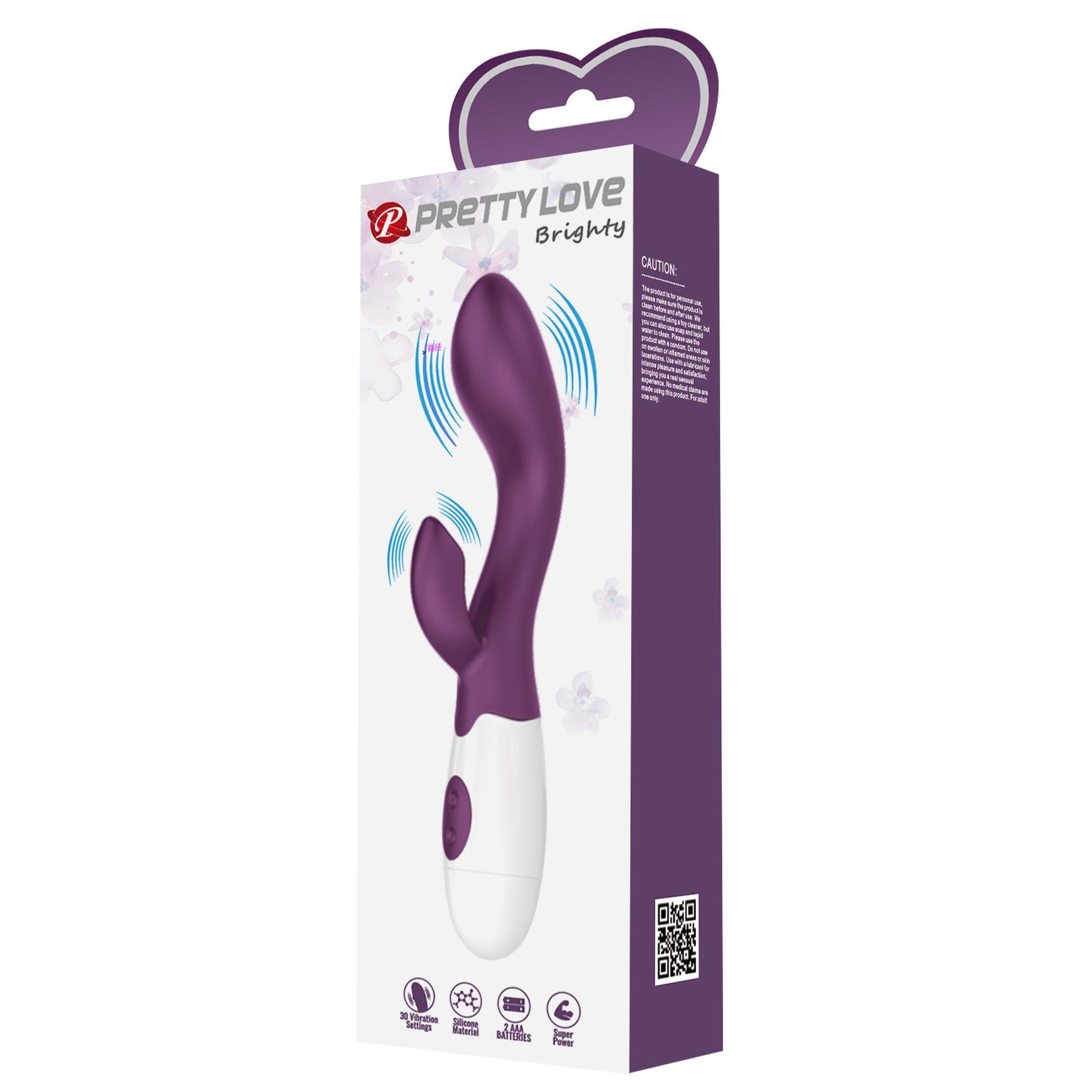 Pretty Love - Brighty Dark Purple, 30 Vibration Functions